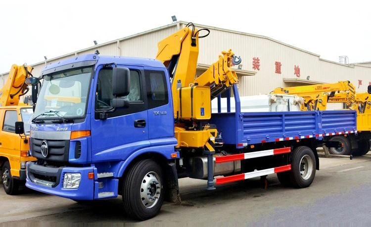 Chinese Best Quality Sq8zk3q 8ton Folding-Arm Boom Truck Mounted Crane