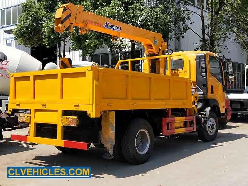 Customized Crane Size Mobile Truck Crane Pickup Lifting Cargo Crane Truck