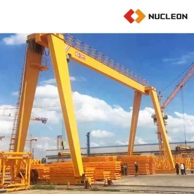 Rmg Electric Motor Powered Single Girder Gantry Overhead Crane 5 T for Outdoor Steel Plant or Shipyard