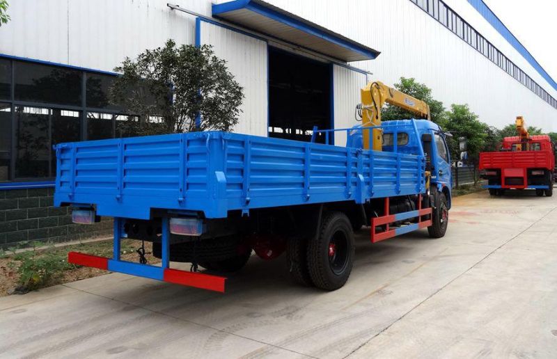 3ton-4tons Dongfeng Truck with Mobile Cranes Heavy Duty Crane Truck Mounted Straight 4-Arm Telescoping Boom Crane