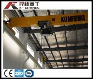 Heavy Construction Single Girder Overhead Crane Used in Workshop