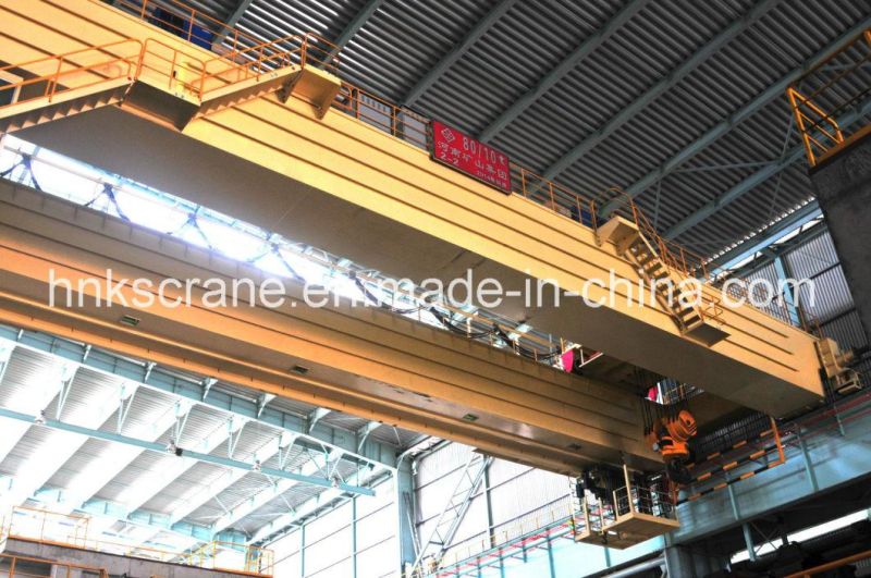 5~74/20ton Span 22.5m Double Girder Overhead Casting Crane