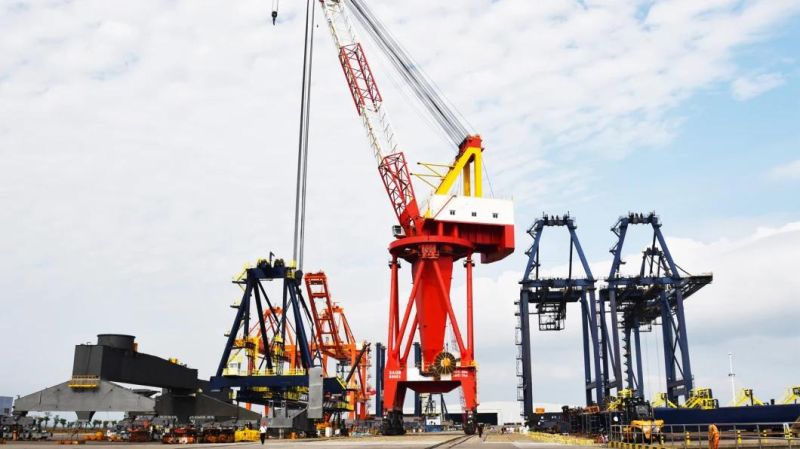 China New 50ton Swtc50 Portal Slewing Crane