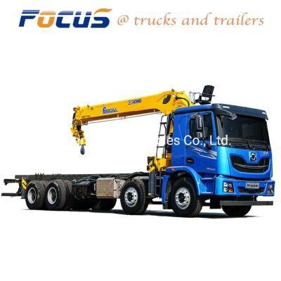 Top Manufacturer HOWO Truck with Knuckle/ Straight Boom Hydraulic Brick Grab Crane Truck