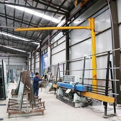 Glass Edging Line Used Over Head Crane Vacuum Lifter Glass Lifting Equipment in Colum Stand Cantilever