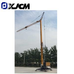 Construction Lifting Towing Foldable Mobile Mini 1ton Tower Crane