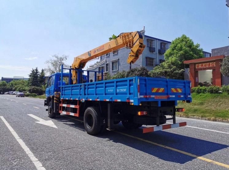 Dongfeng 6X6 All Wheel Drive Mobile Truck Mounted Knuckle Boom Crane for Sale