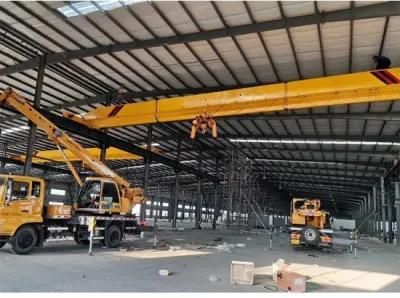 15t Indoors Workshop Single Girder Overhead Bridge Crane