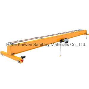 CE Certificate Electric Overhead Traveling Single Girder Bridge Crane Remote Control 10t