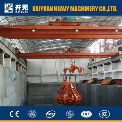 Factory Outlet Movable Overhead Bridge Crane with Grab