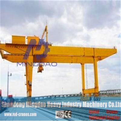 Rail Mounted Double Girder Container Gantry Crane-Mobile Container Crane