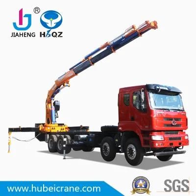 Loader Mounted Crane HBQZ 20tons Hydraulic Cargo knuckle boom Cranes SQ400ZB4