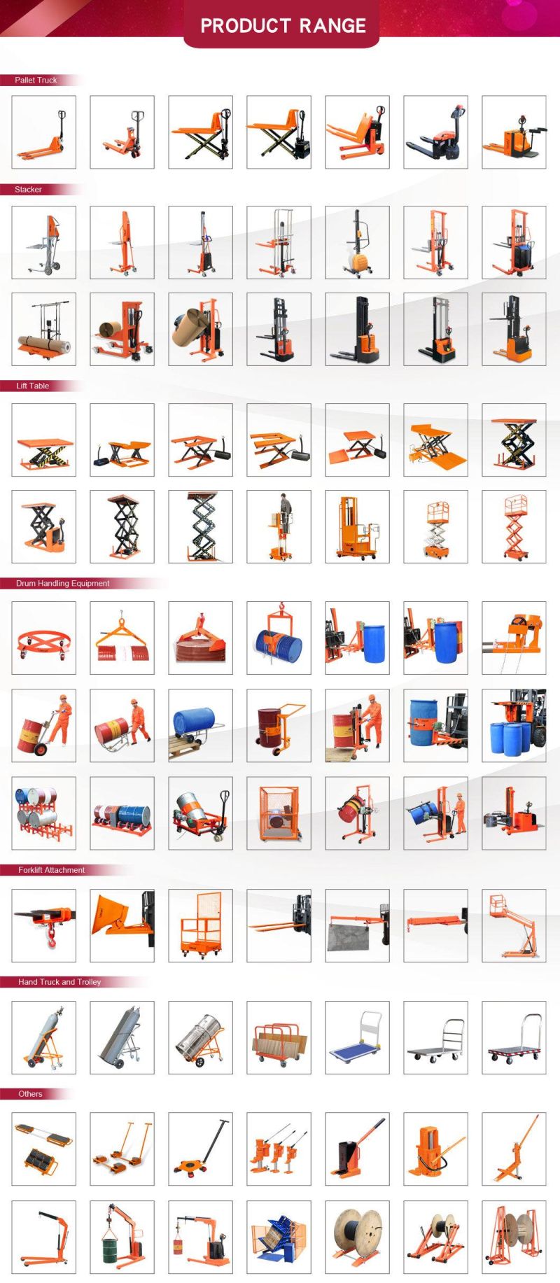 Manual Balance Pallet Crane Fork, Lifting Attachment