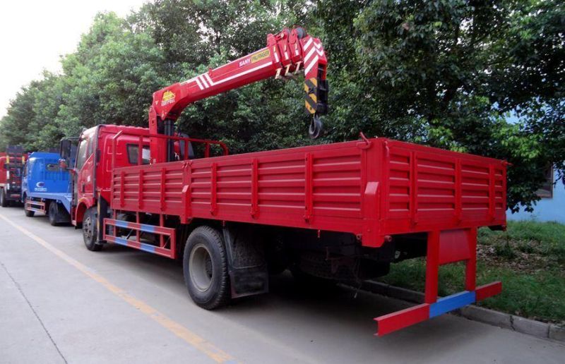 Crane Manufacturer Factory Price 7 Ton Telescopic Boom Truck-Mounted Crane Mobile Crane