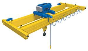 Electric Hoist Driven 10t Double Girder Overhead Crane for Ladle Transmitting in Foundry Shop for Sale