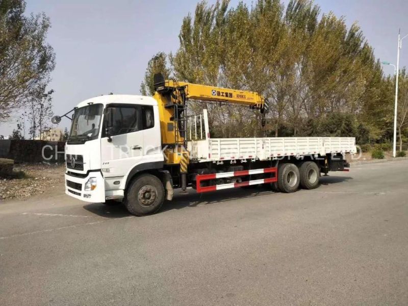 Dongfeng 6X4 Used Truck with Crane