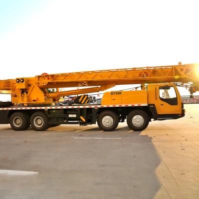 Top Manufacturer Hydraulic Truck Crane 50 Tons Mobile Crane Qy50K to Uzbekistan