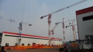 6t Hydraulic Self-Erecting Lifting Topless Flattop Tower Crane Qtz63 (PT5610)