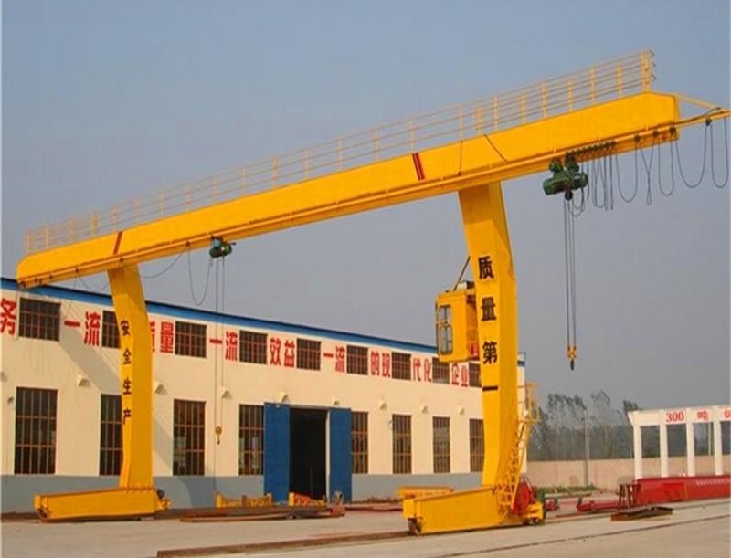 L Type Single Beam Girder Single Leg Gantry Crane with Hook and Electric Hoist