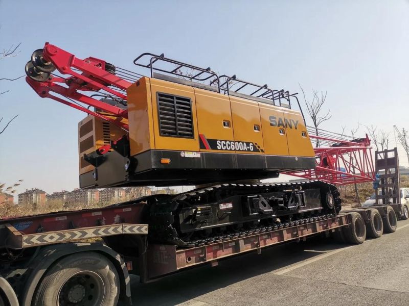 S a N Y 60 Ton Crawler Crane Scc600A-6 with 52.25m Lifting Boom