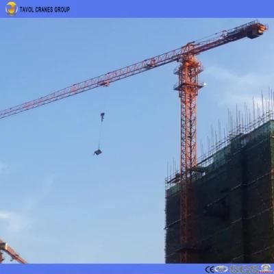 Qtz160-6515 Large 10tons Hydraulic Self Erecting Topless Tower Crane