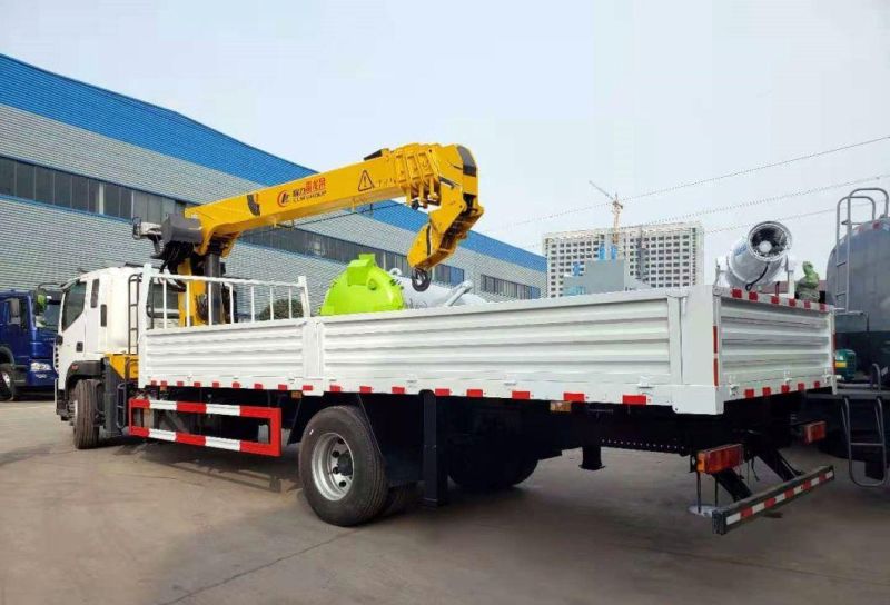 Foton/HOWO 4X2 Lorry Mounted Straight Arm 10tons Crane 12tons Crane Conveyor Truck Mounted Telescopic Boom Crane Truck