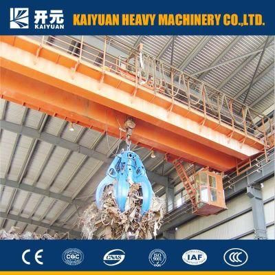 5t Electric Hoist Traveling Double Girder Grab Overhead Crane