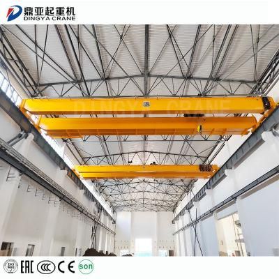 Dy Customized 30ton 40ton 50ton Lh European Electric Double Girder Bridge Overhead Crane