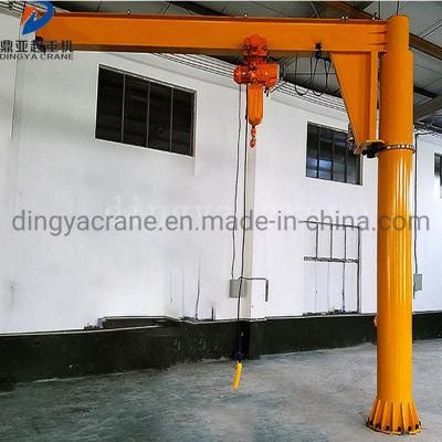 Dy Small Portable 1t 2t 3t 4t Model Wall Traveling Jib Crane