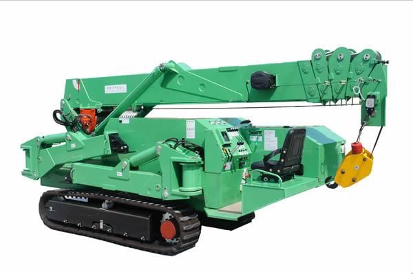 China Nucrane Supplier 8ton Mini Crawler Spider Crane for Glass Lift