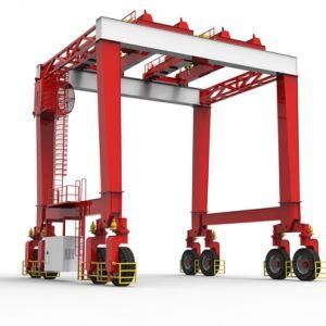 100 Ton Rubber Tyred Mobile Gantry Crane