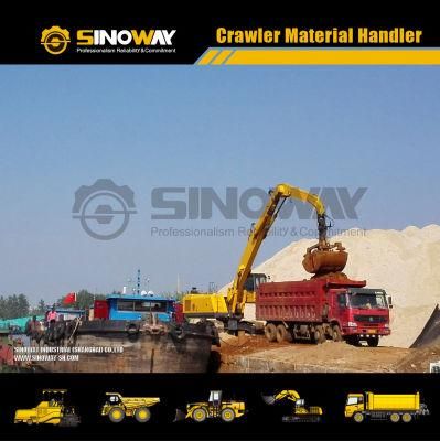 Heavy Duty 60ton Material Handling Excavator with Grab for Sale