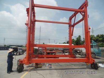 Chinese Gp Brand Mini Gantry Crane 36000kg 40000 Kg Diesel Powercontainer Crane