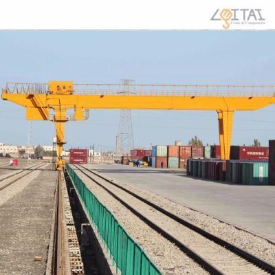 Fem Standard 20t Box Type Double Girder Gantry Crane with Electric Hoist