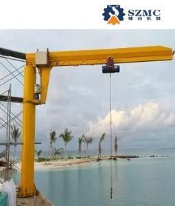 Fixed Column 3 Tons Jib Crane Arm Length 6m Lifting Height 5m Price
