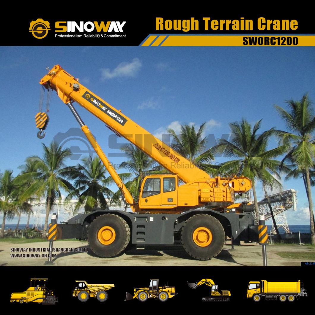 Good Quality 120ton Mobile Rough Terrain Crane for Oil Fields