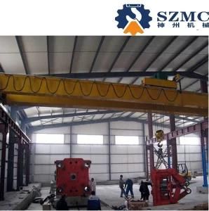 200ton Double Girder Overhead Crane with Hook to Hand up Goods