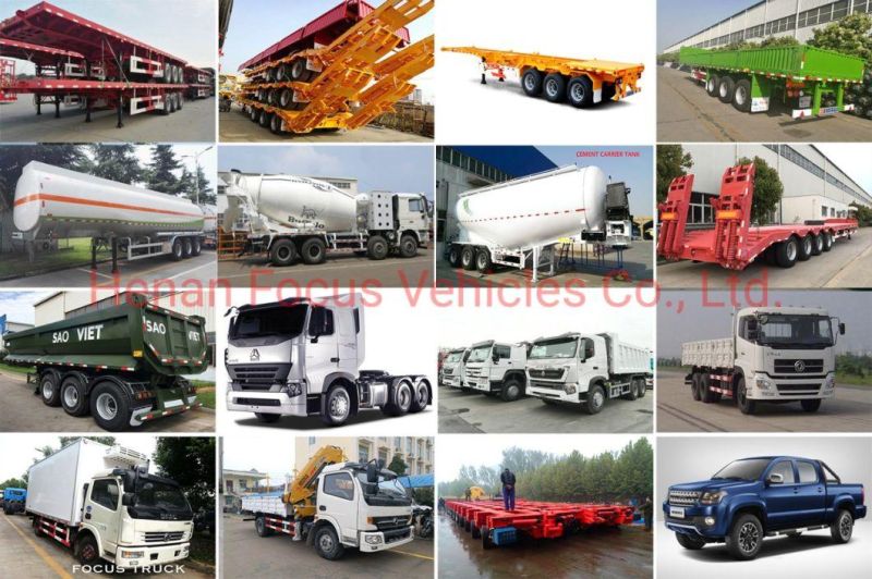Customized New Designed Self Loader Truck Crane with Cargo Body and Ramp