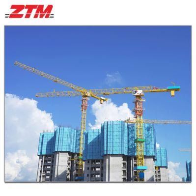 Ztm336 18t Flat-Top Construction Tower Crane with Big Cabin