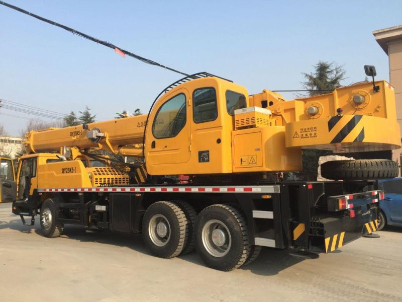 Maximum Lift Load 25 Ton China Truck Crane Specifications for Construction