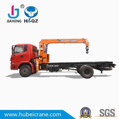 HBQZ 6.3ton New Hydraulic Telescopic Boom Crane with Dongfeng Truck for Sale