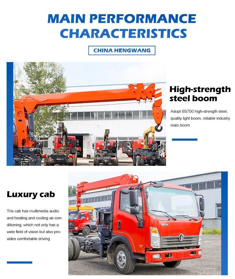 All Terrain 3.2t Cargo Loading Pickup Mobile Cranes