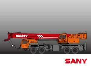 STC800 SANY Truck Crane 80 Tons Lifting Capacity All wheel steering Russian Certification Euro V