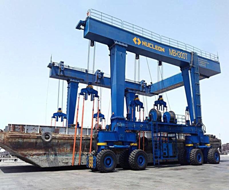 China Leading Manufacturer Marine Rubber Tyre Rtg Marine Gantry Crane