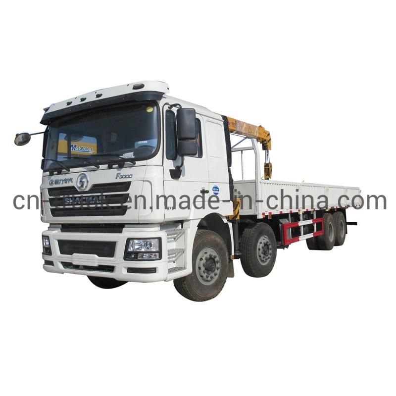 China New Factory Sales Shacman 8X4 12t 14t 16t 20t Truck Crane