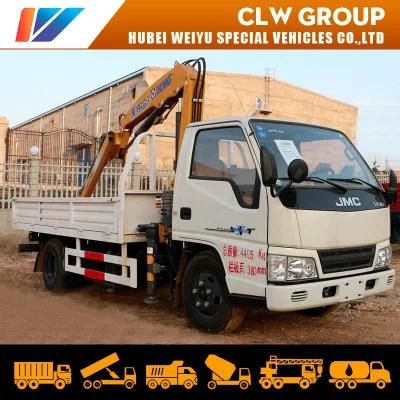 Jmc/JAC 2ton 3tons 3.2tons Construction Truck with Knuckle Folding Arm Crane for Sale with Factory Price