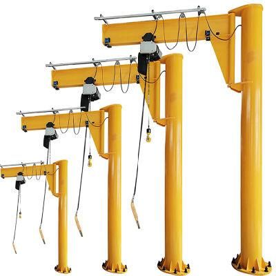 Single Column Swing 0.5t Jib Cantilever Crane Lifting Equipment on Sale