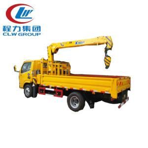 Dongfeng 4X2 90HP 3.2 Ton Mini Truck Mounted Crane