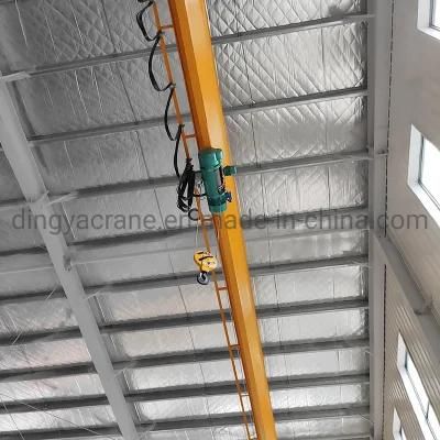 Dy High Quality 1ton 2ton 3ton 4ton with Electric Hoist Overhead Bridge Carne