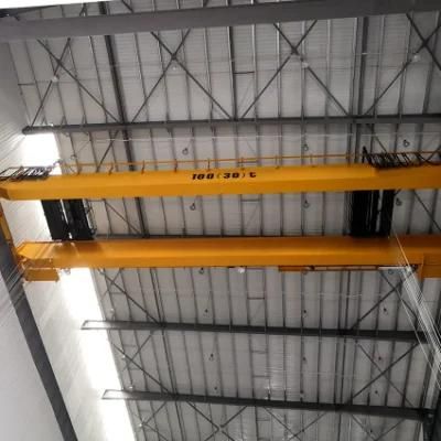 50 Ton Winch Type European Double Beam Overhead Crane